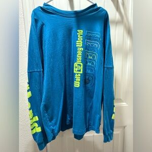 Disney world neon puff letters spirit jersey xl